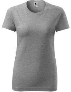 Tričko dámske Classic New 133 tmavosivý melír 2