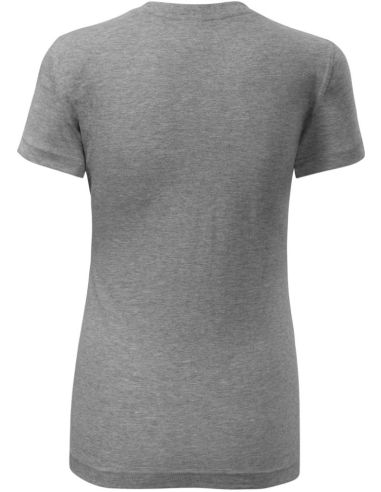 Tričko dámske Classic New 133 tmavosivý melír