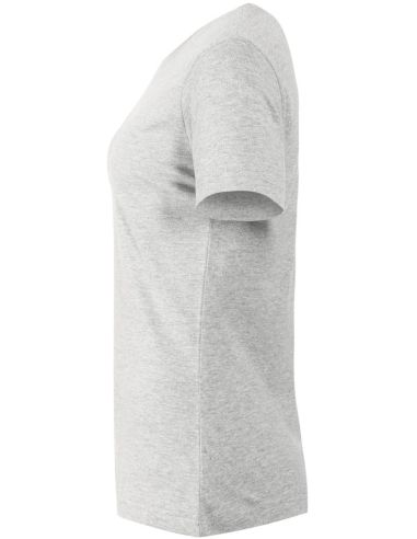 Tričko dámske Basic 134 svetlosivý melír