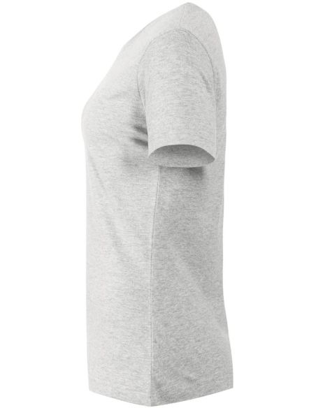 Tričko dámske Basic 134 svetlosivý melír