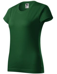 Tričko dámske Basic 134 fľaškovozelená