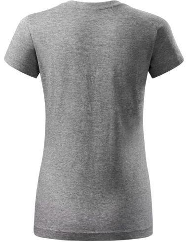 Tričko dámske Basic 134 tmavosivý melír
