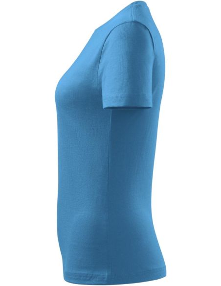 Tričko dámske Basic 134 svetlomodrá