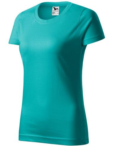 Tričko dámske Basic 134 smaragdovozelená