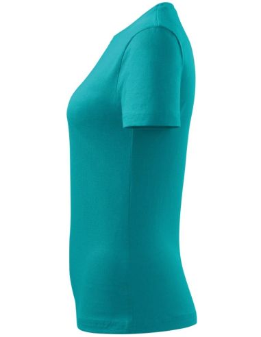 Tričko dámske Basic 134 smaragdovozelená