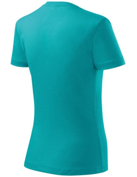 Tričko dámske Basic 134 smaragdovozelená