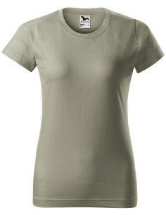 Tričko dámske Basic 134 svetlá khaki 2
