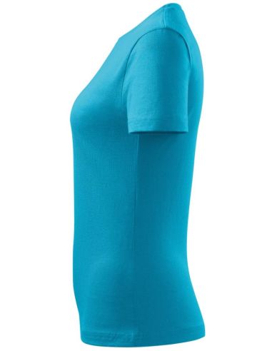 Tričko dámske Basic 134 tyrkysová