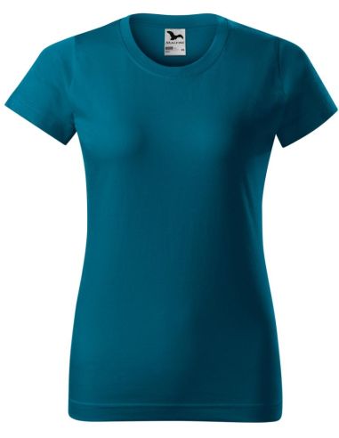 Tričko dámske Basic 134 petrol blue