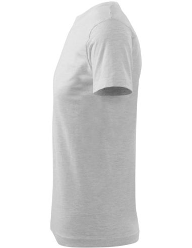 Tričko unisex Heavy New 137 svetlosivý melír