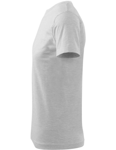 Tričko unisex Heavy New 137 svetlosivý melír