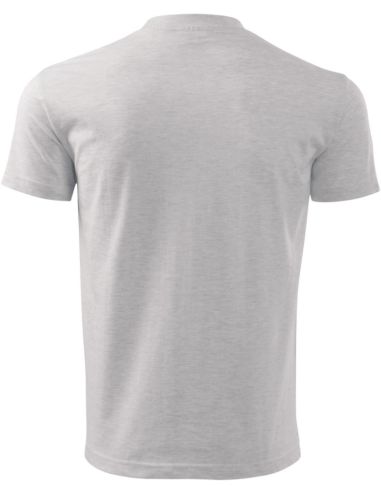 Tričko unisex Heavy New 137 svetlosivý melír