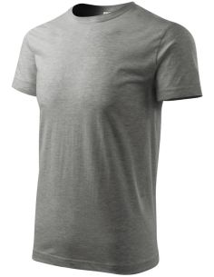 Tričko unisex Heavy New 137 tmavosivý melír