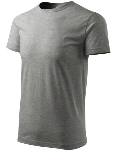 Tričko unisex Heavy New 137 tmavosivý melír