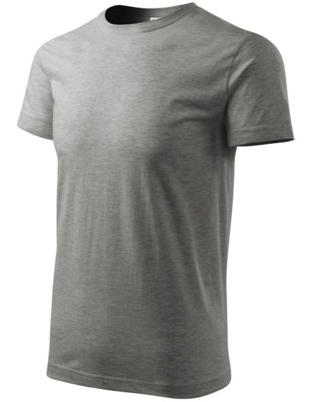 Tričko unisex Heavy New 137 tmavosivý melír