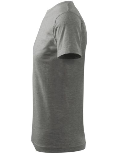 Tričko unisex Heavy New 137 tmavosivý melír