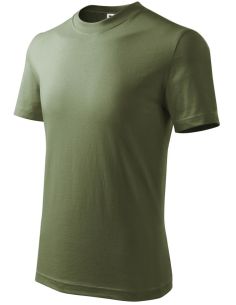 Tričko detské Basic 138 khaki