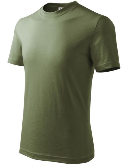 Tričko detské Basic 138 khaki