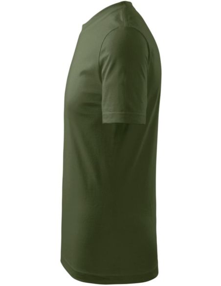 Tričko detské Basic 138 khaki