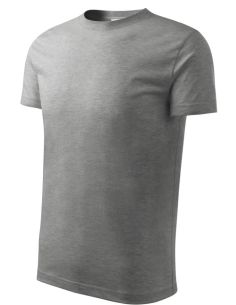 Tričko detské Basic 138 tmavosivý melír