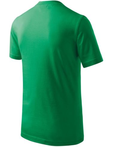 Tričko detské Basic 138 trávová zelená