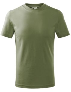 Tričko detské Basic 138 svetlá khaki 2