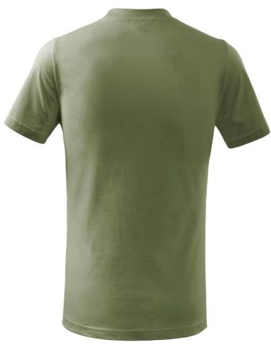 Tričko detské Basic 138 svetlá khaki