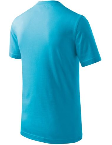 Tričko detské Basic 138 tyrkysová