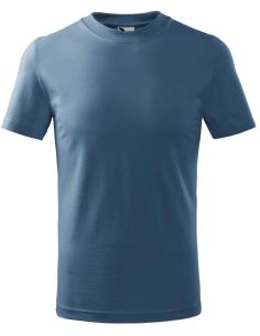 Tričko detské Basic 138 denim 2