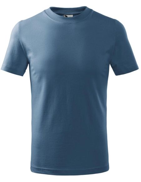 Tričko detské Basic 138 denim