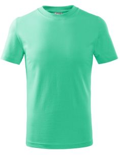 Tričko detské Basic 138 mätová 2
