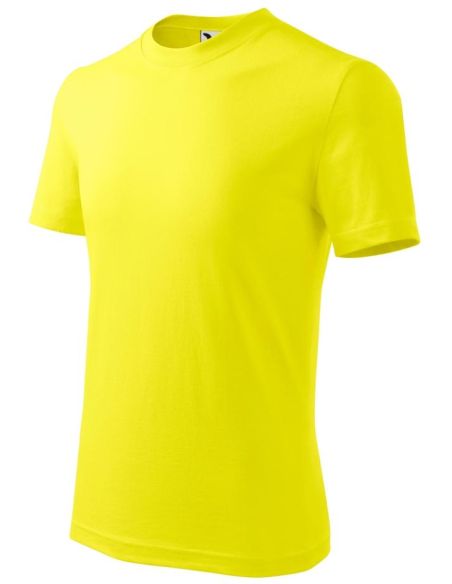 Tričko detské Basic 138 citrónová