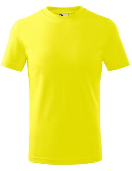 Tričko detské Basic 138 citrónová