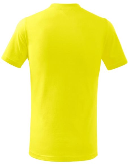 Tričko detské Basic 138 citrónová