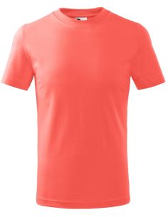 Tričko detské Basic 138 korálová 2