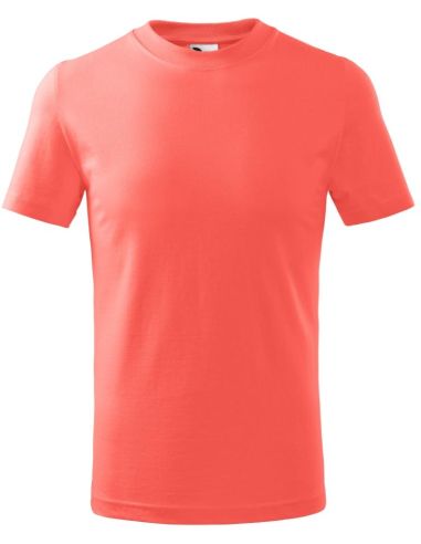 Tričko detské Basic 138 korálová