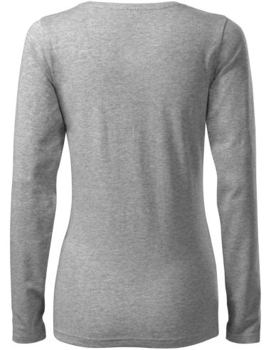 Tričko dámske Slim 139 tmavosivý melír