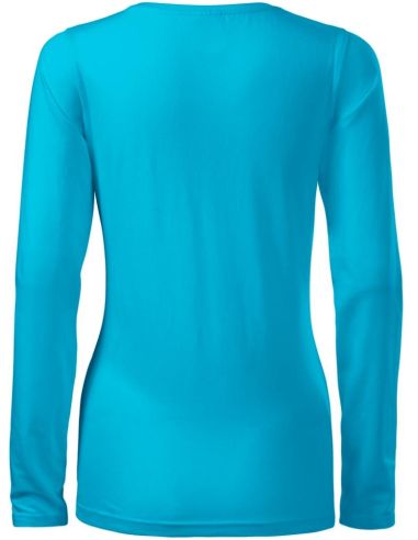 Tričko dámske Slim 139 tyrkysová