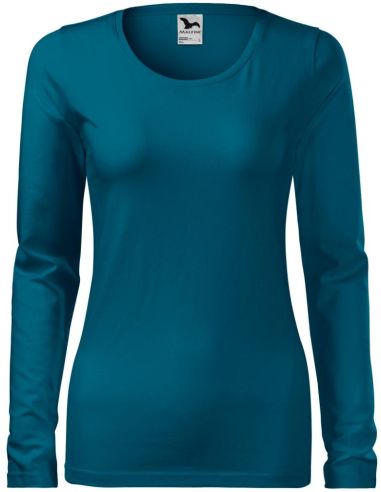 Tričko dámske Slim 139 petrol blue