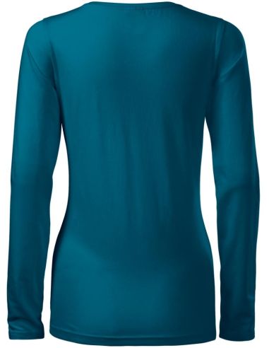 Tričko dámske Slim 139 petrol blue