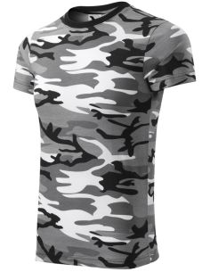 Tričko unisex Camouflage 144 camouflage gray