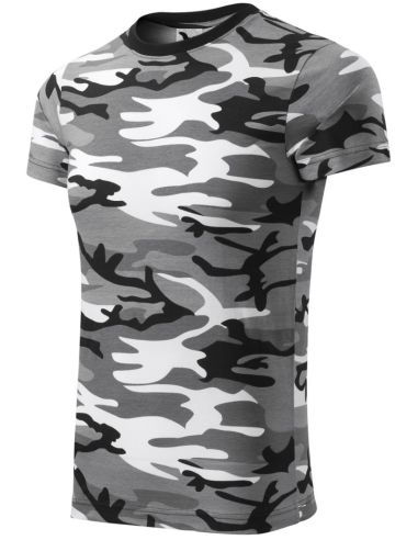 Tričko unisex Camouflage 144 camouflage gray