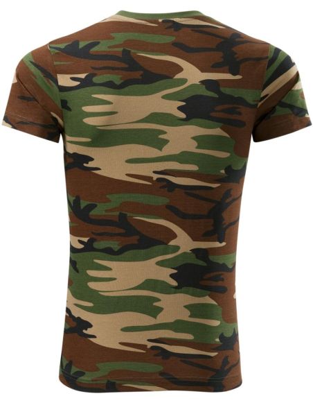 Tričko unisex Camouflage 144 camouflage brown
