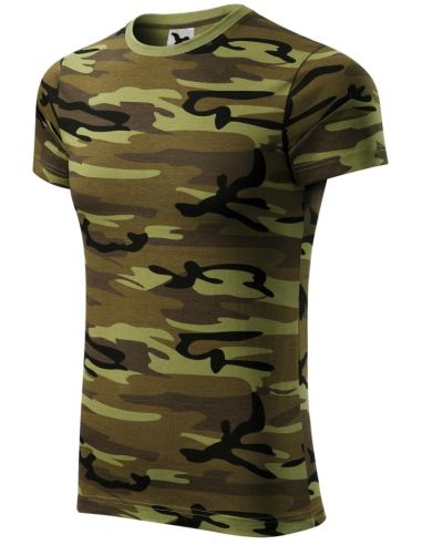 Tričko unisex Camouflage 144 camouflage green