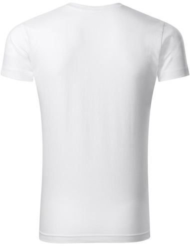 Tričko pánske Slim Fit V-neck 146 biela