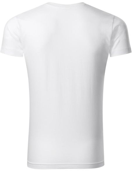 Tričko pánske Slim Fit V-neck 146 biela