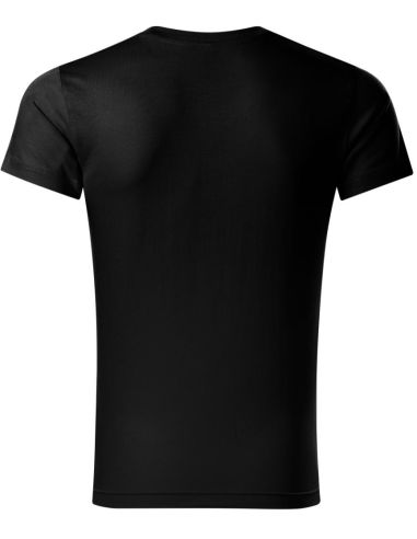 Tričko pánske Slim Fit V-neck 146 čierna