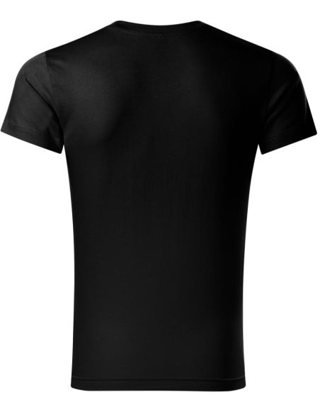 Tričko pánske Slim Fit V-neck 146 čierna
