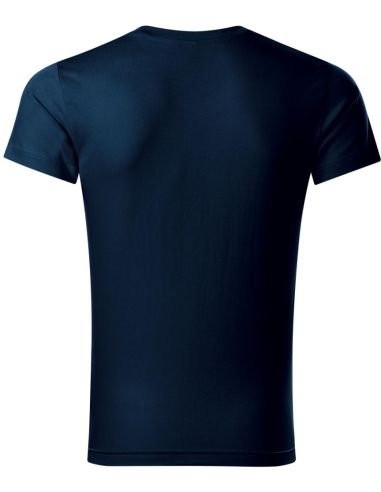 Tričko pánske Slim Fit V-neck 146 tmavomodrá