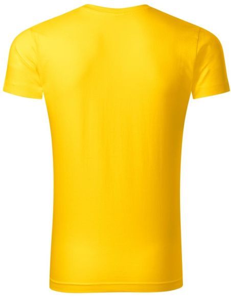 Tričko pánske Slim Fit V-neck 146 žltá